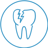 treatment of cracked teeth icon